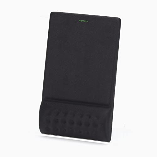 Elecom Mouse Pad With Wrist Rest"Comfy" Stable Control/Ergonomic Design/Reduce Wrist Fatigue/Memory Foam Black Mp-095Bk #TOP7