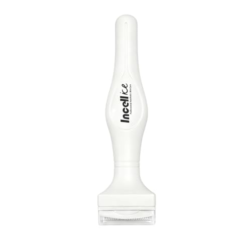 Derma Stamp INCELLICE 175 Titanium Microneedle Stamp for Face Derma Roller Stamper Skincare Tool for Men and Women Home Use - Matte White