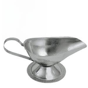 DOZEN 3 OUNCE STAINLESS STEEL GRAVY BOAT - WHOLESALE QTY