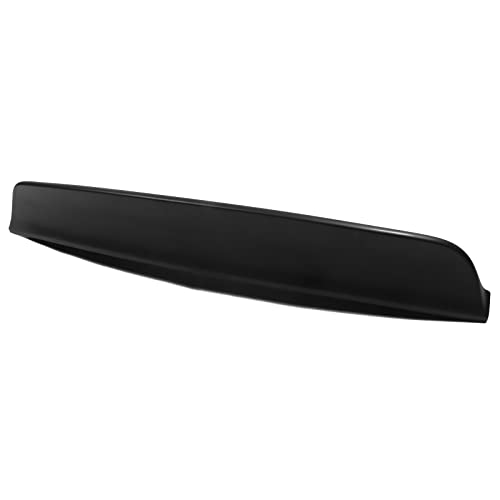 Trunk Spoiler Compatible with 2015-2023 Ford Mustang, IKON Style Matte Black PP Duckbill Rear Tail Lip Deck Boot Wing by IKON MOTORSPORTS, 2016 2017