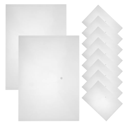 Sobres de plástico transparentes Toddmomy con botón para archivar 20 unidades de tamaño folio