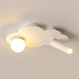 【Finition blanche élégante et grande polyvalence】Grâce à sa finition blanche immaculée, ce luminaire décoratif s'intègre harmonieusement à différents styles d'intérieur, y compris les intérieurs minimalistes et les chambres d'enfants. Il améliore à la fois la fonctionnalité et l'esthétique de votre espace, apportant une touche à la fois ludique et pratique à votre intérieur.