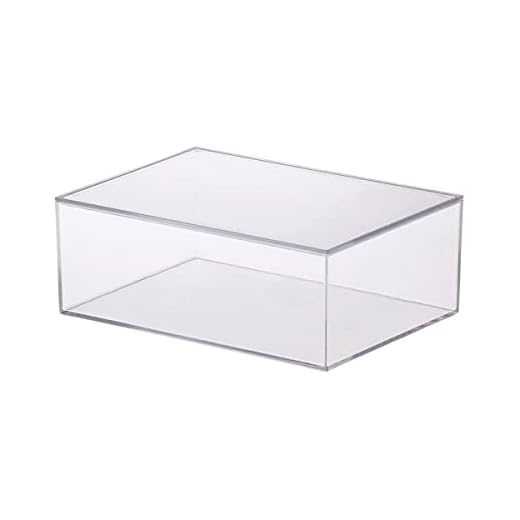 Caixa Organizadora com Tampa 22,5x16,5x8,5cm - Paramount - Cristal