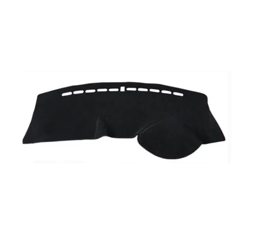 Tapis de protection de tableau de bord anti-UV noir et rouge d'excellente finition