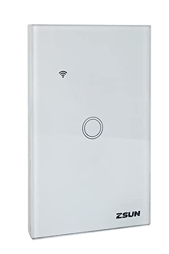Interrupteur mural italien en verre tactile de haute qualité avec indicateur LED blanc