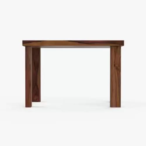 Image of Dining Table Set of 4, Wood 4 Seater Dining Table with Chair | Wooden Dining Table 4 Seater for Living Room || Folding Dining Table || Dining Room Furniture || Cane Chairs for Balcony Honey Finish