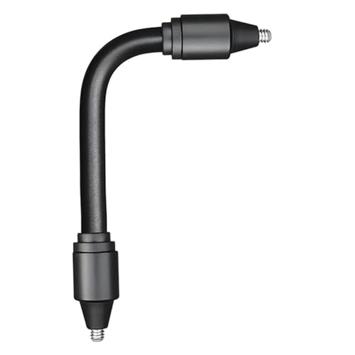 Wayfadacc Varilla de extensión flexible de aluminio de 200 mm para trípodes réflex digitales, monitores de seguridad, varilla de montaje flexible para cámara de seguridad