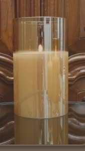 The Light Garden LED Candle Radiance Poured 5.75"x9.75"