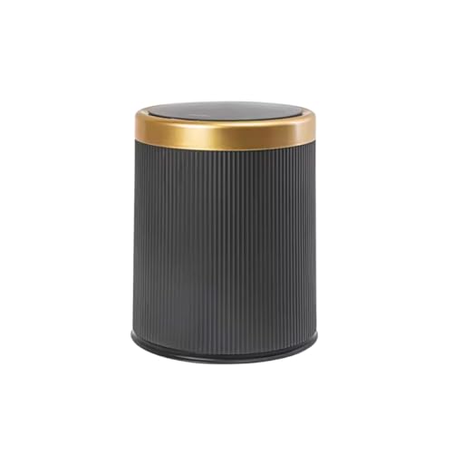 Lixeira com Tampa Inteligente Sensor Automático Aproximação, 10 Litros, Abertura sem Toque, 27,5 x 23,5 cm (Preto)