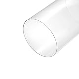 MECCANIXITY Acrylic Pipe Clear Rigid Round Tube 214mm(8.4