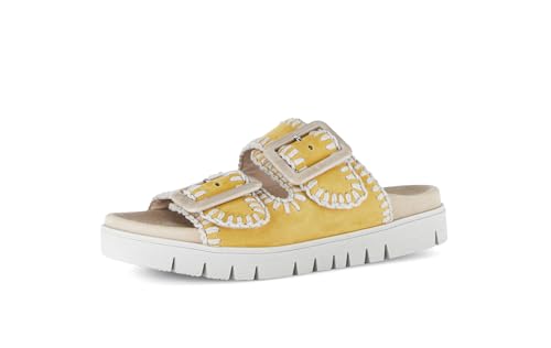 Gabor Damen Pantoletten, Frauen Clogs, Pantoletten,orthopaedisch,einlege-Sohlen,daempfung,Best-Fitting,gesund,elastisch,Dark Sole… – Ansicht 1
