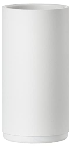 Image of Zone Denmark 14490 Tooth Brush Tumbler, Rim 5.4 inches (13.6 cm), White