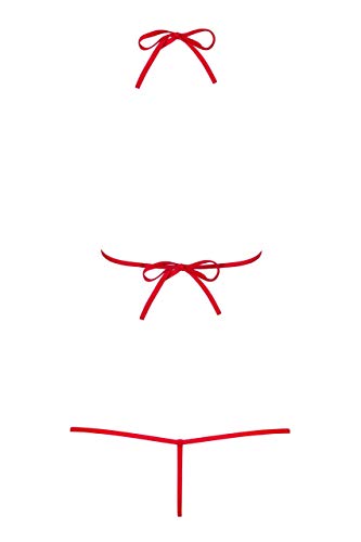 Body Luiza Teddy Red Obsessive extensible à décolleté plongeant - 2