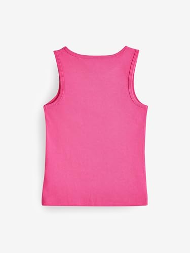 NEXT Mädchen Trägerhemden im 5er-Pack Bright Pink 9 Jahre