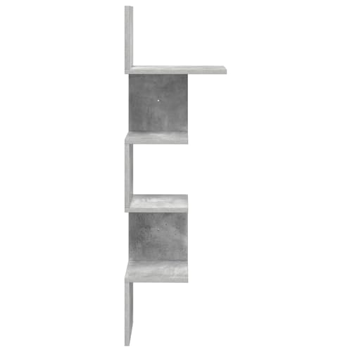 Tablette de rangement suspendue grise pour organiser votre salon