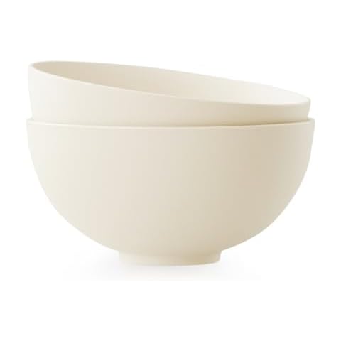 WENSHUO Modern Farmhouse Ceramic Salad Bowls Cover