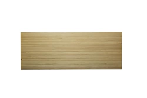 Palets Talavera Cabecero Ancho 60cm de Madera Maciza Mod. Roma para Camas de 80cm, 90cm, 110cm, 135cm, 150cm. Herrajes incluidos (160cm X 60cm, Pino)