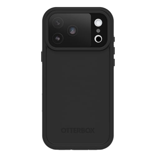 OtterBox iPhone 17 Pro Max FR Series Waterproof Case - Black - Waterproof iPhone Case up to 2 Meters IP68 Phone Case for Swimming/Snorkeling
