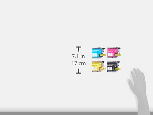 1 Magenta Ink Cartridge to replace Brother LC980M & LC1100M Compatible/non-OEM b