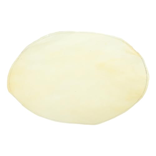 NULYLU 350mm Round Drum Head African Drum Covers Leather Percussion Parts Replacement Easy Clean for