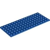  LEGO CITY - 2 Bauplatten Platten mit 6x16 Noppen im seltenen blau zum Beispiel Eisenbahn - Ritter - Piraten