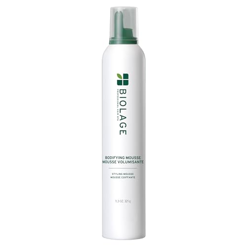 BIOLAGE Bodifying Mousse - For All Hair Types, Adds Body, Control, and Shine, Vegan, Paraben-Free, Colorant-Free