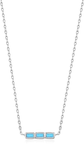 ANIA HAIE Halskette N033-02H Into The Blue Ladies Necklace, verstellbare Mitte-38195 Marke, Einheitsgröße, Nicht-Edelmetall, Kein Edelstein