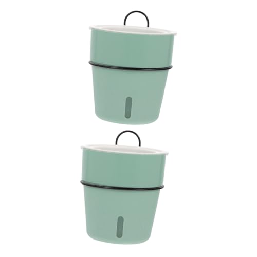 BESPORTBLE Plastic Flower Vases 2 Sets Flowerpot Simple Hook up Plastic Dinning Table Decor