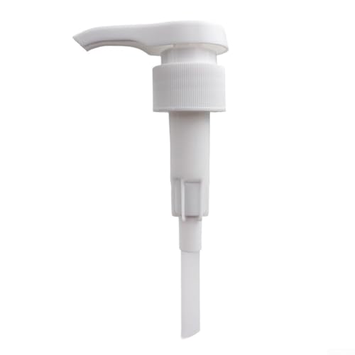 babominimer Juego de 5 dispensadores de jarabe de café, medición precisa de 1 cucharadita, material de grado alimenticio, para botellas de concentrado de café de 6 onzas líquidas y 177 ml (blanco)