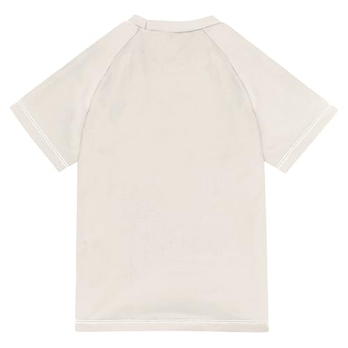 Cartoon Cute Pig Hearts Boy Bathing Suit UV Protection Football Shirt Swimwear Beach Tops 3T2