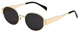 【Retro chic design】 Les lunettes de soleil arborent un design de monture ovale classique avec une touche vintage, exsudant l'élégance, le style, la coolitude. Parfaites pour ceux qui apprécient les styles rétro, street et à la mode, montrez votre charme et votre personnalité.