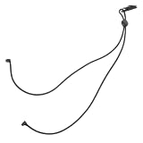 FRCOLOR Hörgerätesicherung Sanft zu Ohren und Nacken Schwarze mit Silikon Binauralem Lanyard Design und Starkem Kunststoffclip für Gartenarbeit und Wandern