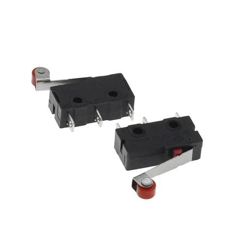 Micro-interrupteur 3 broches à levier à galet pour circuits imprimés et robotique, lot de 100 - 4