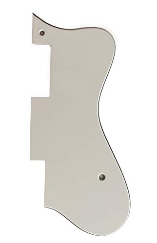 ZUNKOM Custom Guitar Pickguard for Epiphone Dot Style Scratch Plate (3 Ply White)