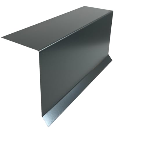 Gastro-Blechdesign 200cm Ortblech - Ortgangblech Anthrazitgrau RAL7016-9x14cm Ortgangwinkel - 2 Meter Winkelblech - Dach Abschluss-Blech Dachrandblech - Dach Kantblech Gastro-Blechdesign 200cm Ortblech - Ortgangblech Anthrazitgrau RAL7016-9x14cm Ortgangwinkel - 2 Meter Winkelblech - Dach Abschluss-Blech Dachrandblech - Dach Kantblech