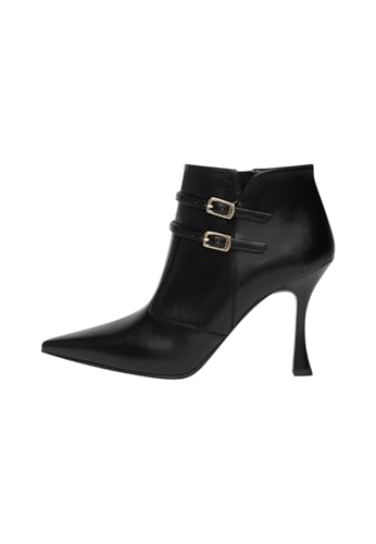 Materiale Esterno: Pelle Nero Giardini I514492DE Tronchetti Donna in Pelle - Nero 38 EU
