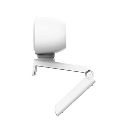 Ovala 2K QHD Webcam PC con Microfono, Filtro Privacy, 75°Angolo di Visione, USB-C/USB-A, Fuoco Fisso 30 FPS, Riduzione del Rumore, Videocamera per PC Mac Windows Desktop Skype Zoom Teams, Bianco - Webcam - Immagine 12