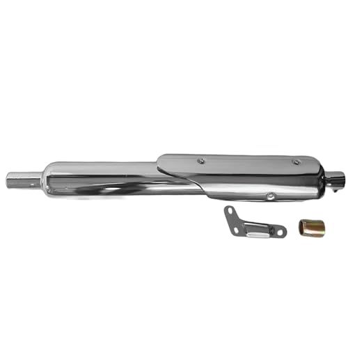 Image of Original Stock Silencer With Jaali For Royal Enfield Classic 350-500cc, Standard 350-500cc, Electra BS3 /BS4, Look and Sounding Same as Stock Silencer (CHROME, BS3 /4)
