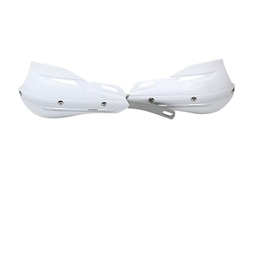 SCMYK Motorcycles Hand Guards for All Dirt Bikes Motorcycle Hand Protector Universal 22mm 28mm Hand Guards Cover Handle Mounting Kits Handguard Handguards Protectors (Color : White)
