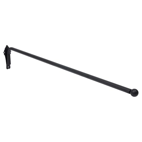 WooDerson Barre de Rideau en Display Support, Tringle de Porte pour Rideaux Panneaux Latéraux pour Fenêtres, Tringle de Fenêtre Pivotante à Rotation de...