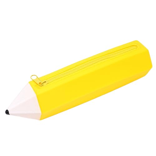 Estuche de silicona para lápices, estuche suave para bolígrafos, suministros de oficina escolar para estudiantes, bolsa de silicona de almacenamiento espacioso, suministros de oficina escolar