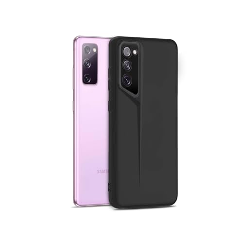 Image of Amazon Brand - Solimo Ultra-Thin Blade Runner Series Matte Finished Camera Protection Soft Back Cover for Samsung Galaxy S20 FE | S20 FE 5G - Black