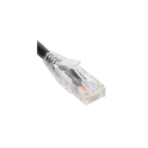 212 Main 5 ft. CAT5E Clear Boot Patch Cord Black