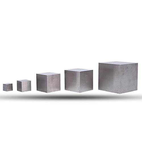 DFDPAXL Pure Tungsten Cube, Tungsten Block Metal Cubes Suitable for Element Collections, Lab Experiments,10×10×10mm