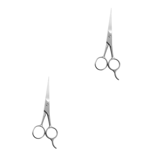 NOLITOY 2pcs Beard Styling Scissors for Men Stainless Steel Beard Scissors Kit