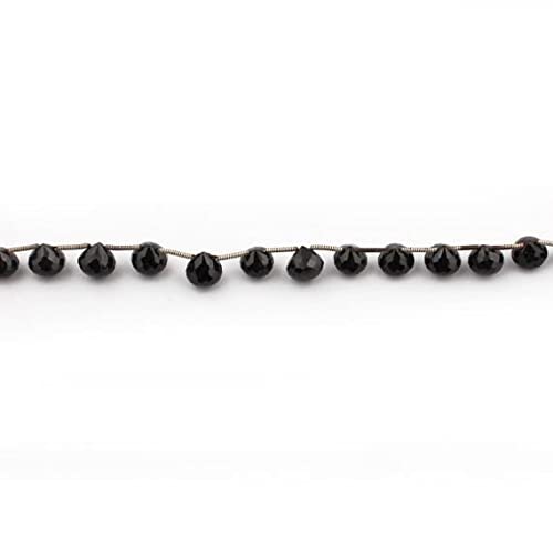 Black Onyx Faceted Briolettes pour remplacer vos perles ternes par l'onyx durable