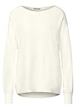 Street One Damen Pullover in Unifarbe Dream White 44