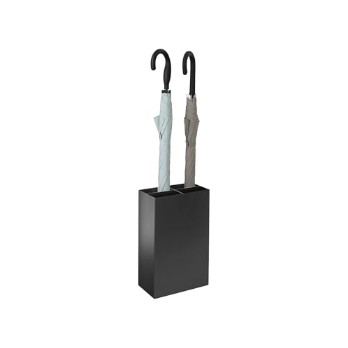 YAMAZAKI 3452 SMART Umbrella Stand Wide, black, Steel/Polypropylene, 23.5 x 12 x 36 cm