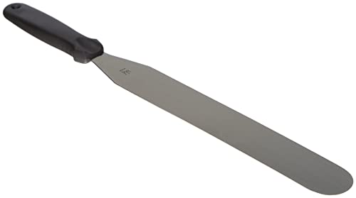 Silikomart | Espátula Lisa de Acero Inoxidable con Mango de Plástico, Ideal para Postres y Cremas, Medidas 43 cm, Made in Japan