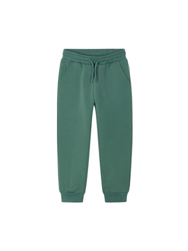 Mayoral Basic Cuffed Fleece Trousers for Boys Fir
